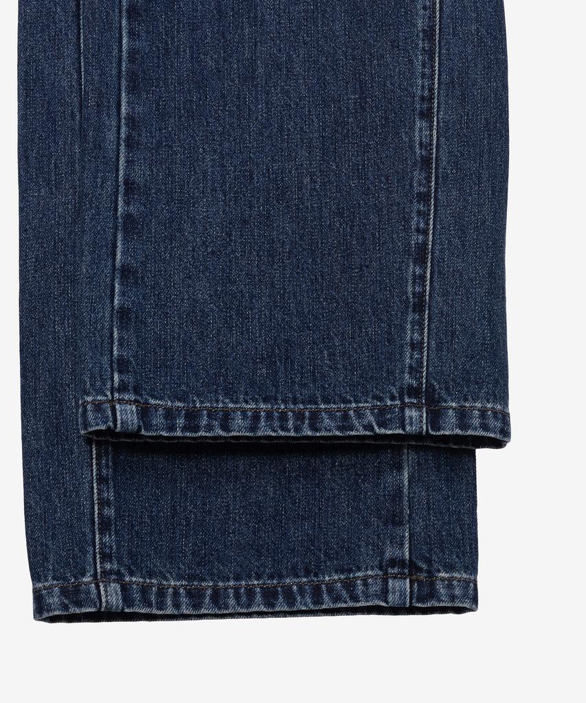 MIND BRIDGE WOMEN [W] Wide Washed Deep Blue Denim Pants