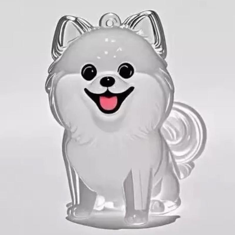 

Прозора коробка для зберігання хутра для цуценят, мила підвіска-кулька з хутра тварини для зберігання, декорація, пам ятна пилозахисна коробка, подарунок