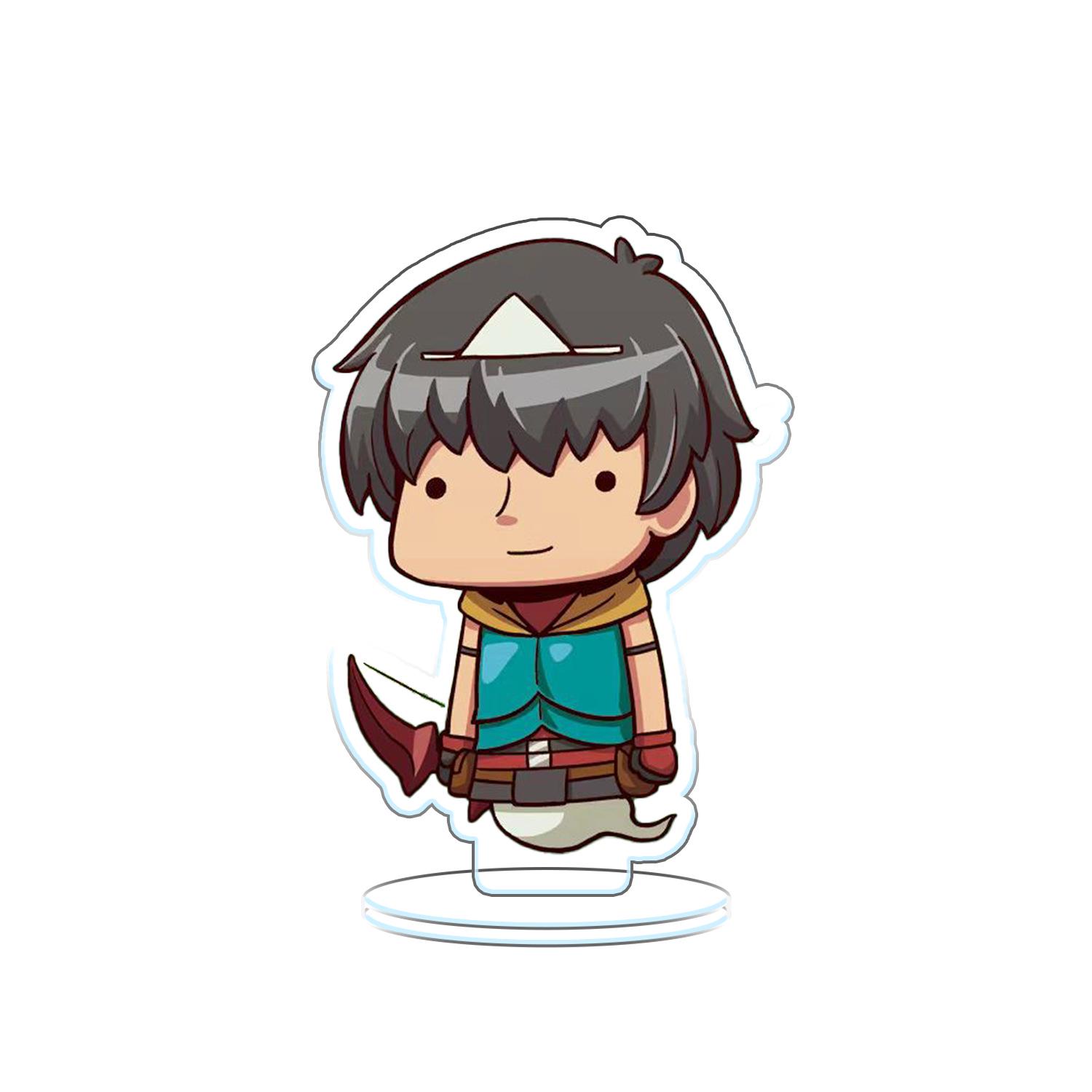 April Fools  Day Attila Acrylic Standee & Transparent Keychain 4cm double-layer