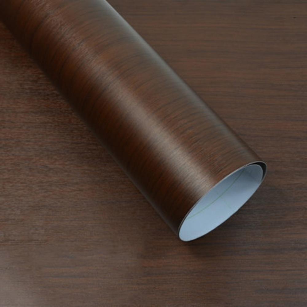 Bubble Free Wood Grain Decal Stickers Self Adhesive Car Internal Decorative Paper  Kitchen