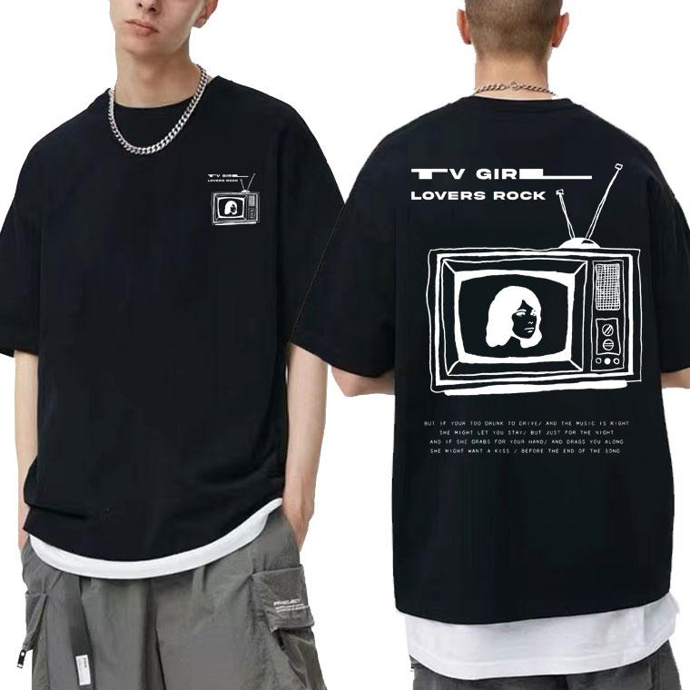 Cults TV Girl One Night Only Graphic Print T-shirt Unisex Vintage Tees Unisex Γυναικείο Casual Oversized T-shirt Unisex Βαμβακερό T-shirt