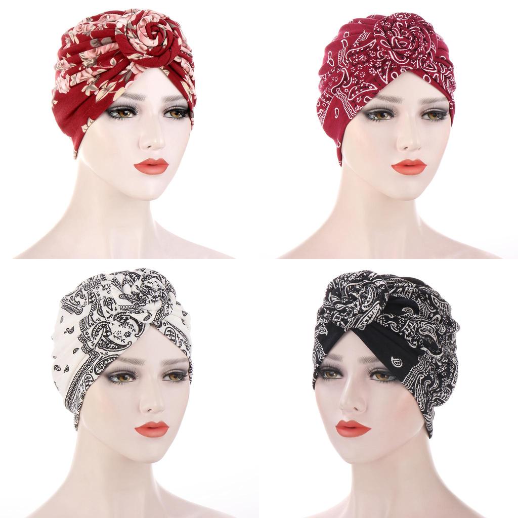 Polyester Spiral Headscarf Cap With Breathable Design For Fashionable Winter Wear