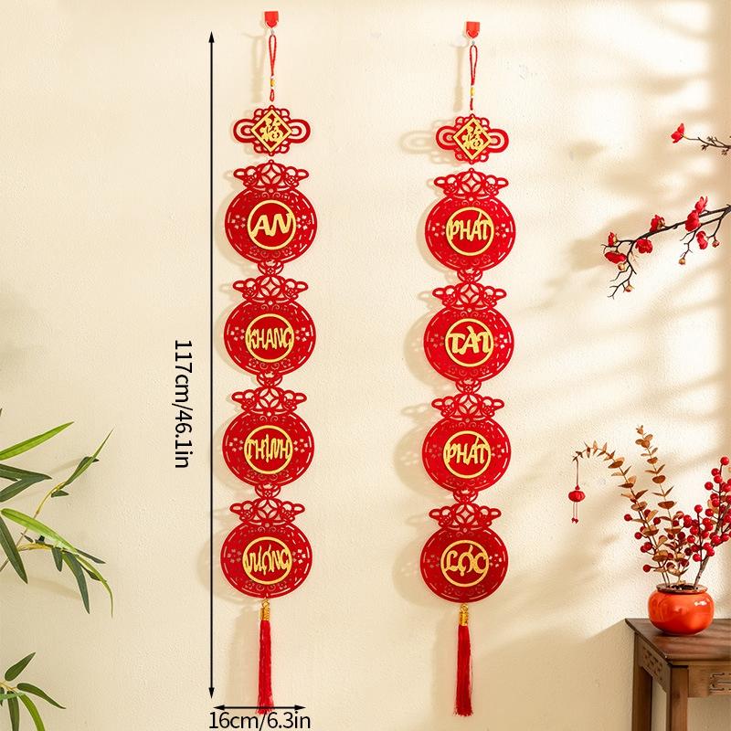 2025 Chinesisches Neujahr Schlangen Dekorationen Vietnamesischer Hängeornament Frühlingsfest Wanddeko Traditionelle Mondneujahrsdeko