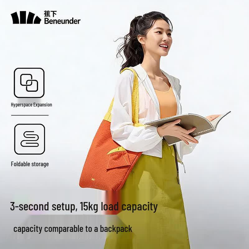 Beneunder Lightweight Foldable Shoulder Bag