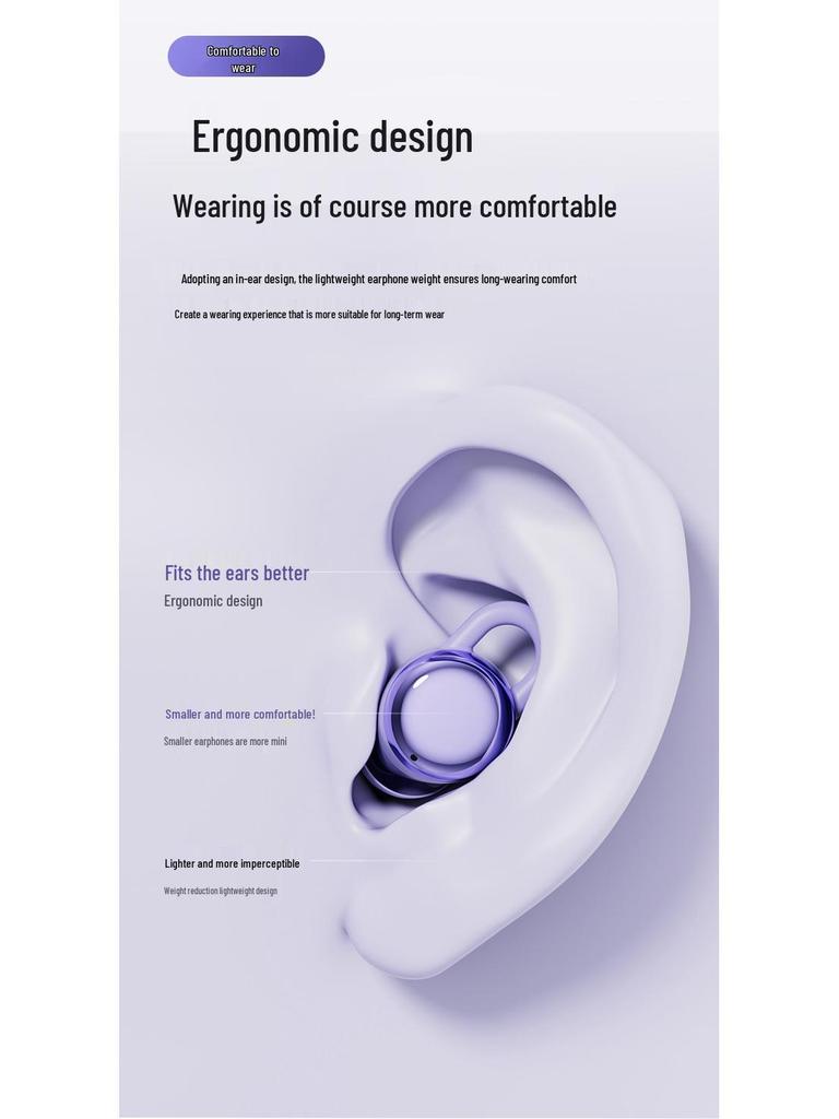 X66PRO 2025 Bluetooth Wireless Earbuds: Noise-Cancelling, High-Quality Sound, Ultra-Long Battery, Ideal for Sleep and Sports.