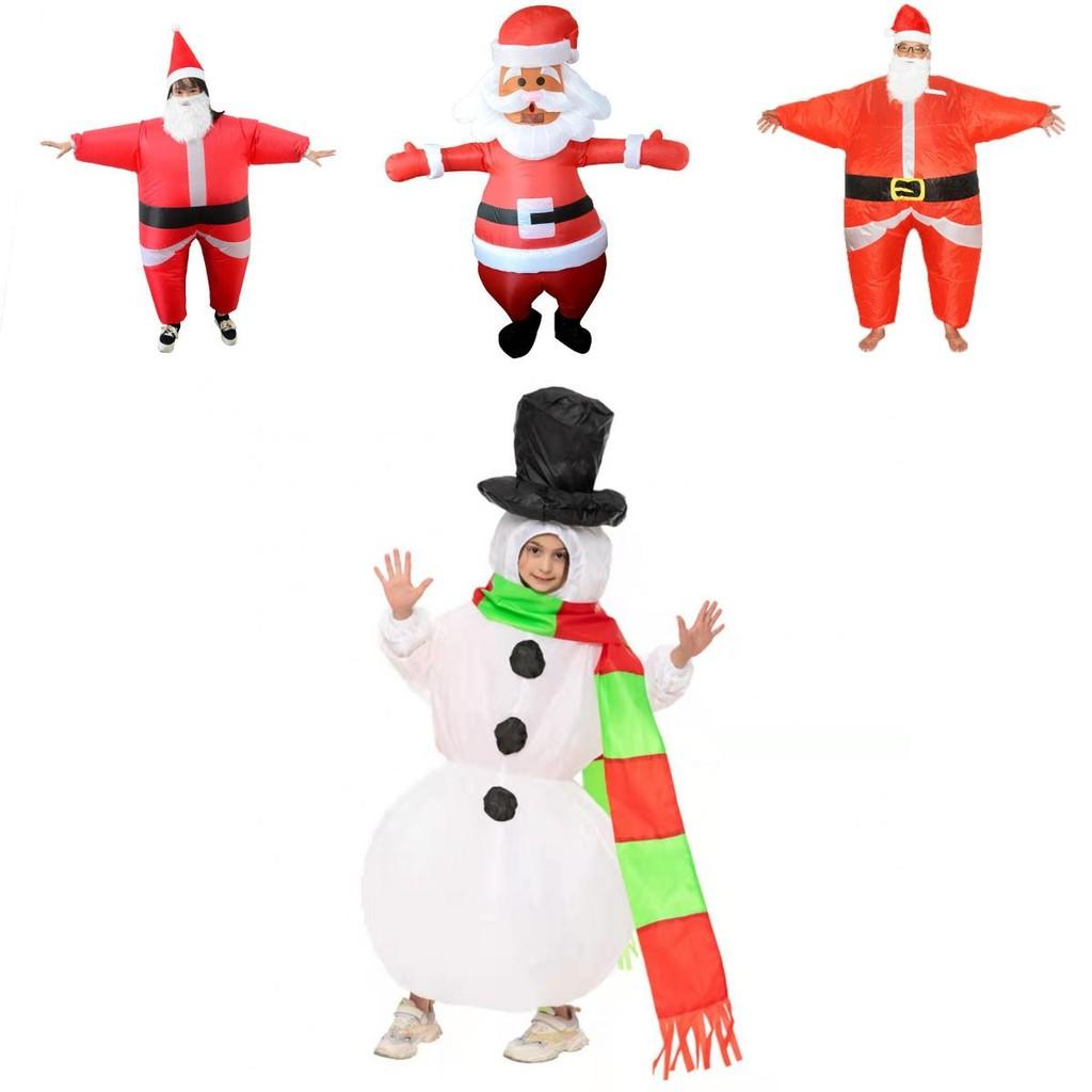 Premium Quality Christmas Inflatable Santa Suit For Party Cosplay