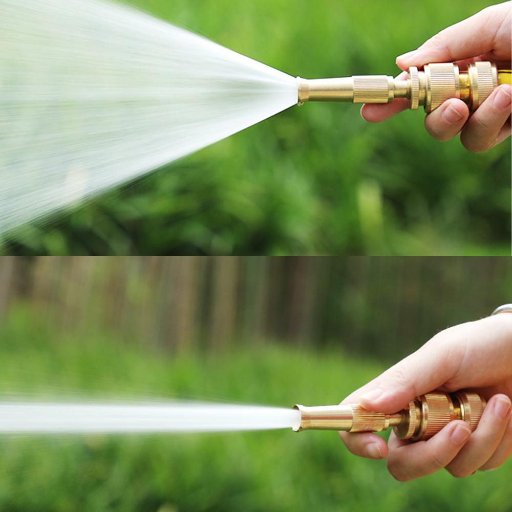 Ugello Spray Pistola ad Acqua Alta Pressione Spruzzo Diretto Irrigatore Connettore Rapido Tubo Idropulitrice Regolabile Irrigatore da Giardino