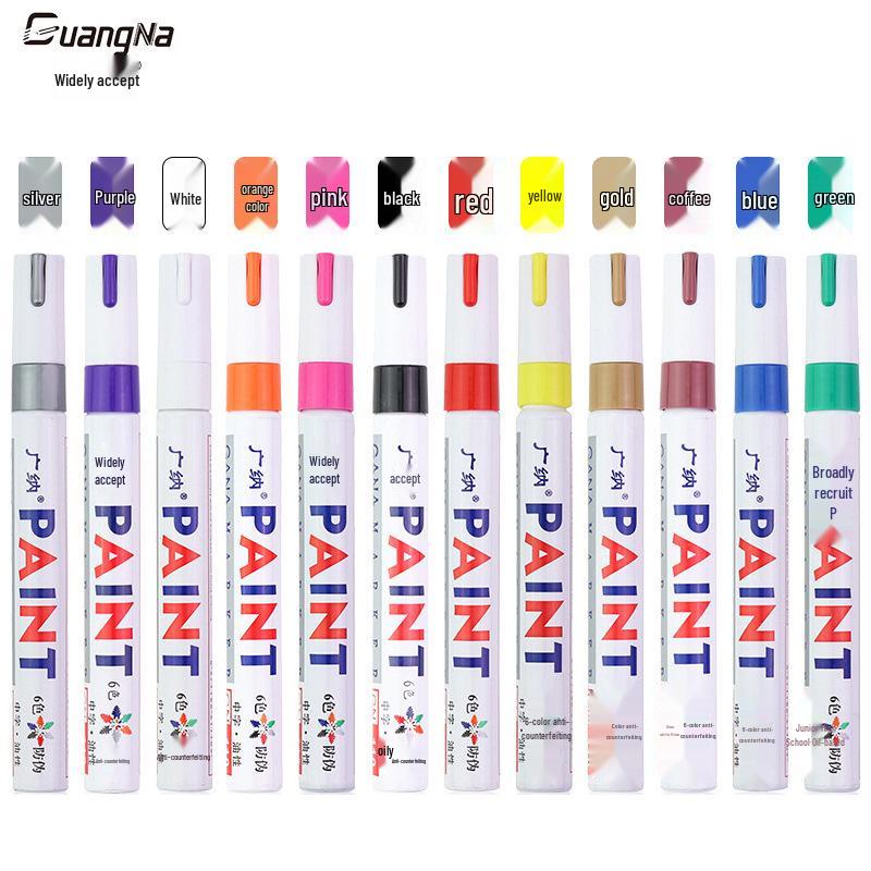 Quick-Dry Oil-Based Industrial Paint Pen - Waterproof Marking Touch-Up Pen