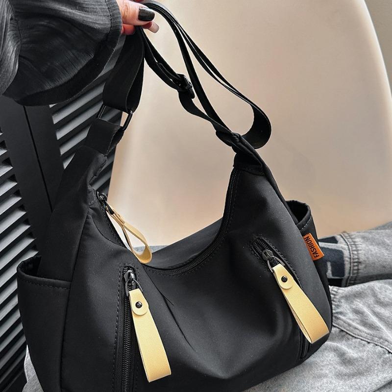 Modische und lässige Damentasche mit großer Kapazität zum Umhängen, Sommerneuheit Oxford-Spinnstoff, Studentenunterricht, Pendlertasche