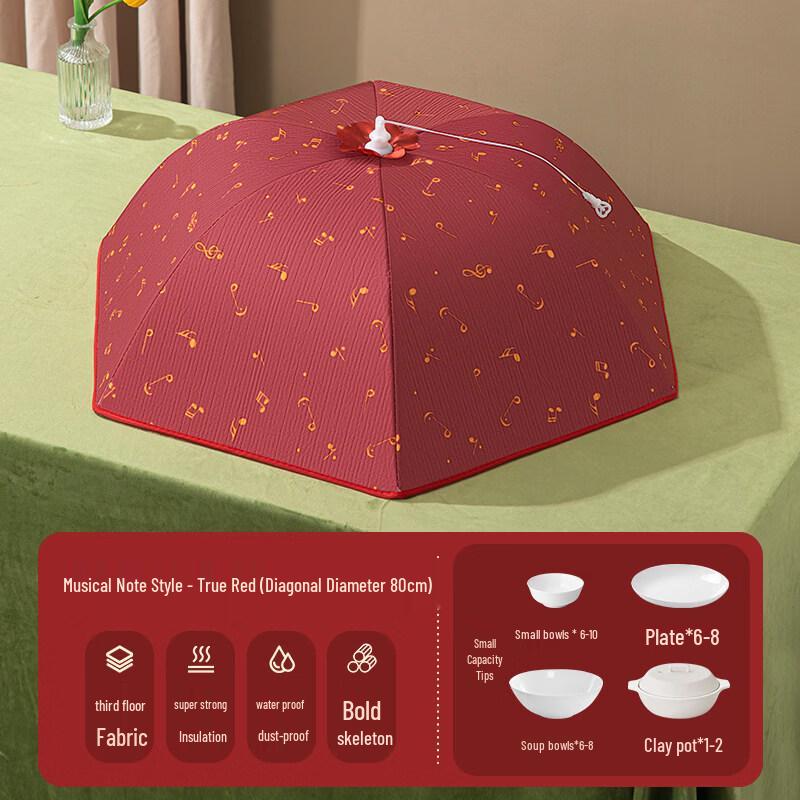 Foldable Insulated Dining Table Food Cover