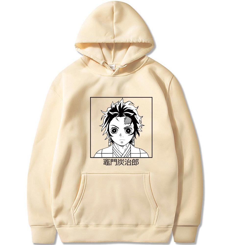 Kamado Tanjirou Printed Autumn Winter Men Hoodie Brand Hoody Y2K Clothes Vintage Casual Unisex Long Sleeve Pullovers