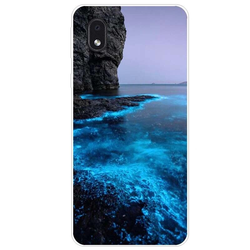 For Samsung Galaxy M01 A01 Case For Samsung Galaxy M01 Core Soft Case Cover M 01 A01 Core Fashion Protect Black Silicone Cover