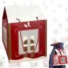 House Shaped Gift Boxes Christmas Treat Boxes Candy House Christmas Favor Gifts Box Bags Wrapping Container For Xmas Party