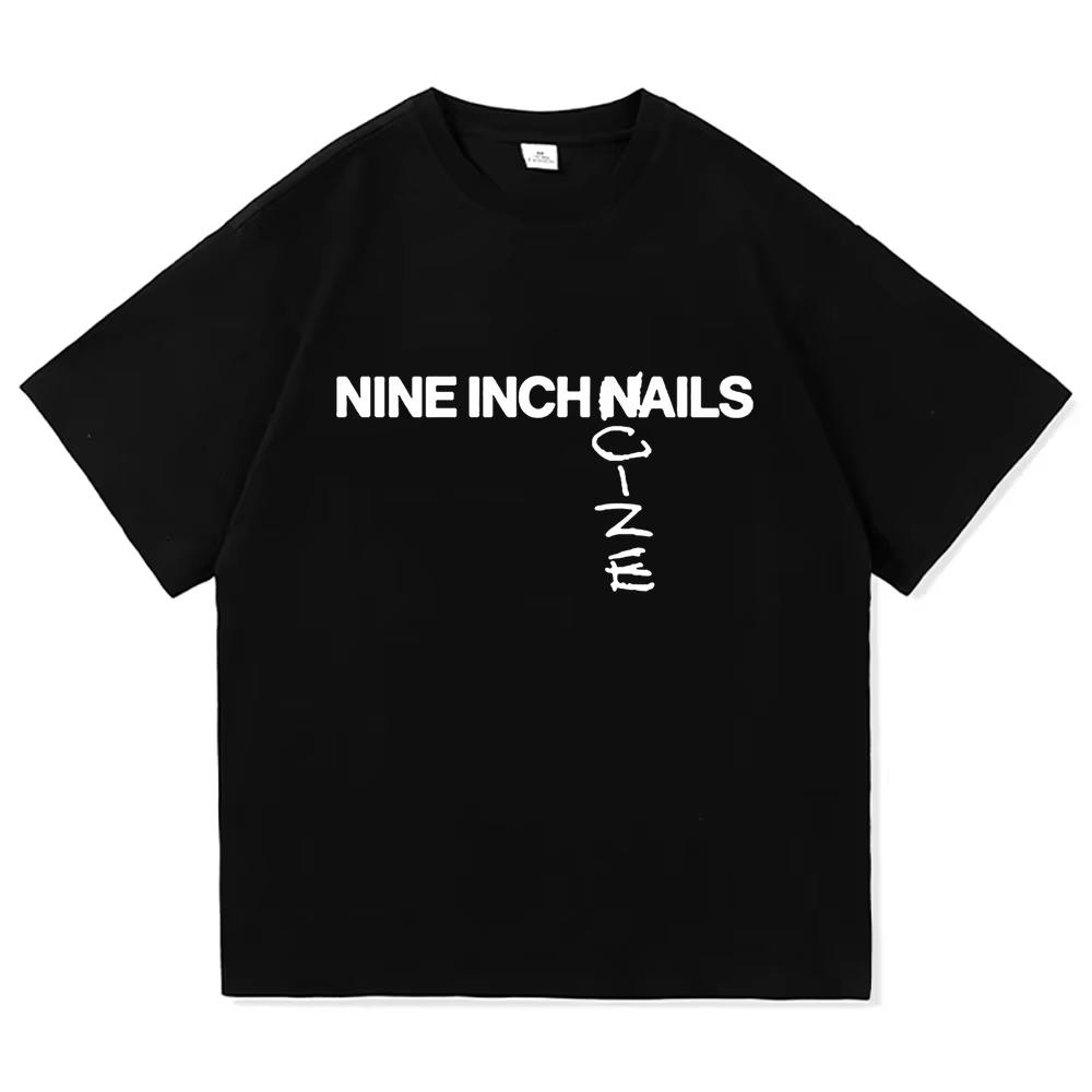 Camisetas con Diseño de Nine Inch Nails y Boys Noize Camiseta del Álbum Nine Inch Noize Algodón Camisetas para Hombres y Mujeres Tops