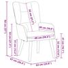 Armchair Cream 63 x 67 x 94 cm Velvet
