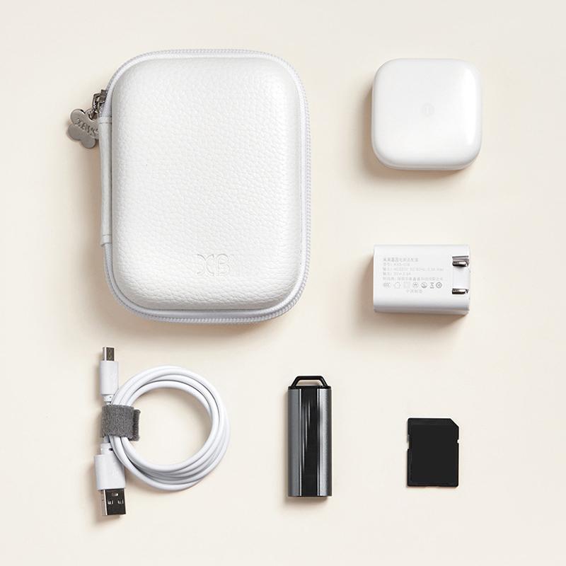 Custodia Organizer Rigida Borsa per Custodia di Archiviazione Collezione per Auricolari Caricabatterie Laptop Piatto Duro Cavo Flash USB Dispositivo Elettronico