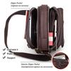 Humerpaul Echtes Leder Herren Messenger Bag Große Kapazität Handtasche