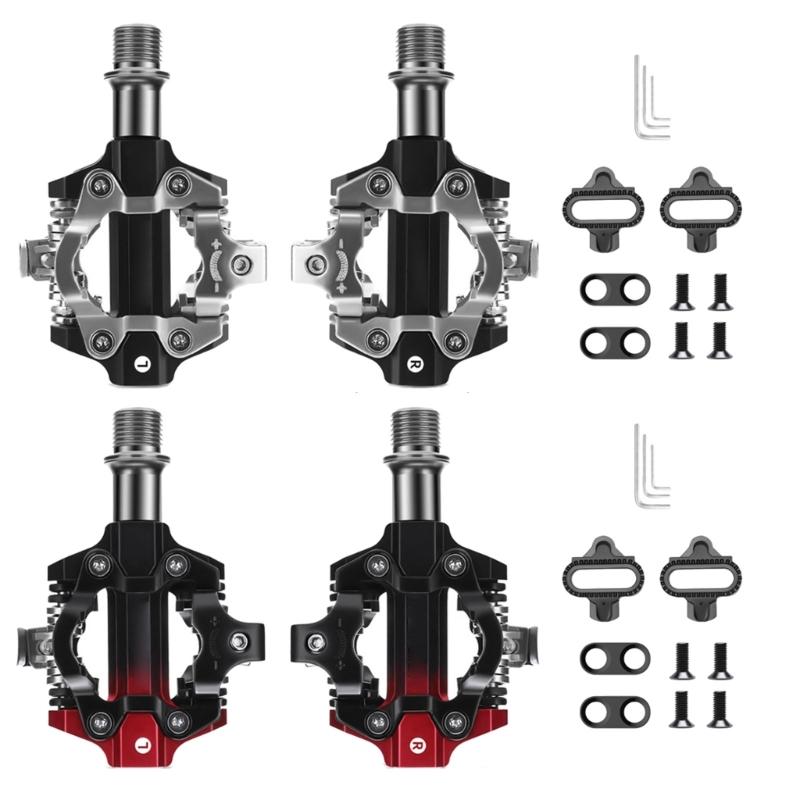 Premium Mountain Bike Pedals Smooth Design High Performances Cycling Pedals Set Corrosions Resistant for Alls Terrains