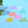 30Pcs Micro Landscape Ornaments Luminous Ducks, Cartoon 3D Ducks Miniature Decorative Accessories Resin Handicrafts Ornaments