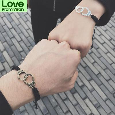 Bracciale Vintage Regolabile Fatto a Mano Uomo Gioielli Bracciale Charm Manette Per Donna Accessori Amicizia Ragazza Coppia Bracciali