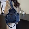 Denim Tote Bag Frauen große Kapazität Handtasche Student Pendler Klassen Schultertasche