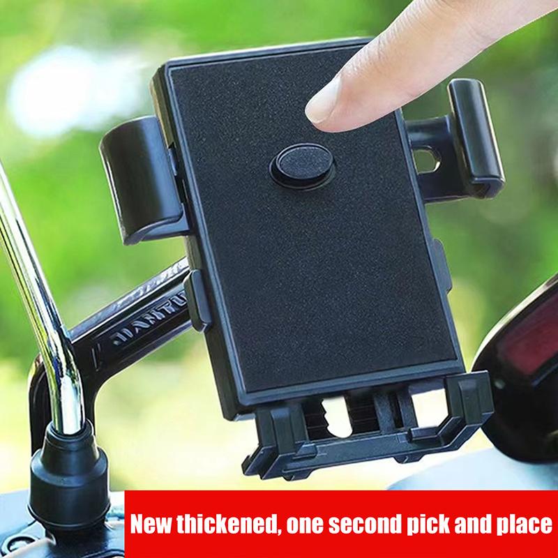 1 Set Mobile Phone Navigation Bracket Universal Motorcycle Bicycle Phone Holder For Riding Shockproof Phone Holder
