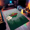 Minnesota-Wild Hockey Team Area Rug Suitable for Indoor And Outdoor,Carpets for Kitchens, Homes, Offices, Living Rooms,Home Decor,Christmas Gift
