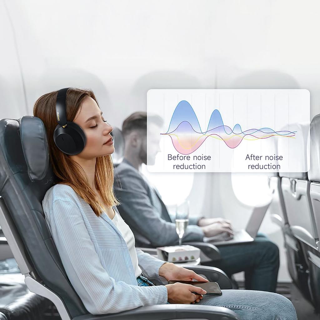 Słuchawki bezprzewodowe nauszne X22 Max Bluetooth ANC - czarne