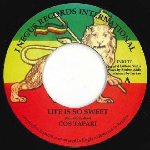 

7inch Record COS TAFARI Life Is So Sweet Dub INRI17 I Negus UK 2020 UK Reggae Ska Dub