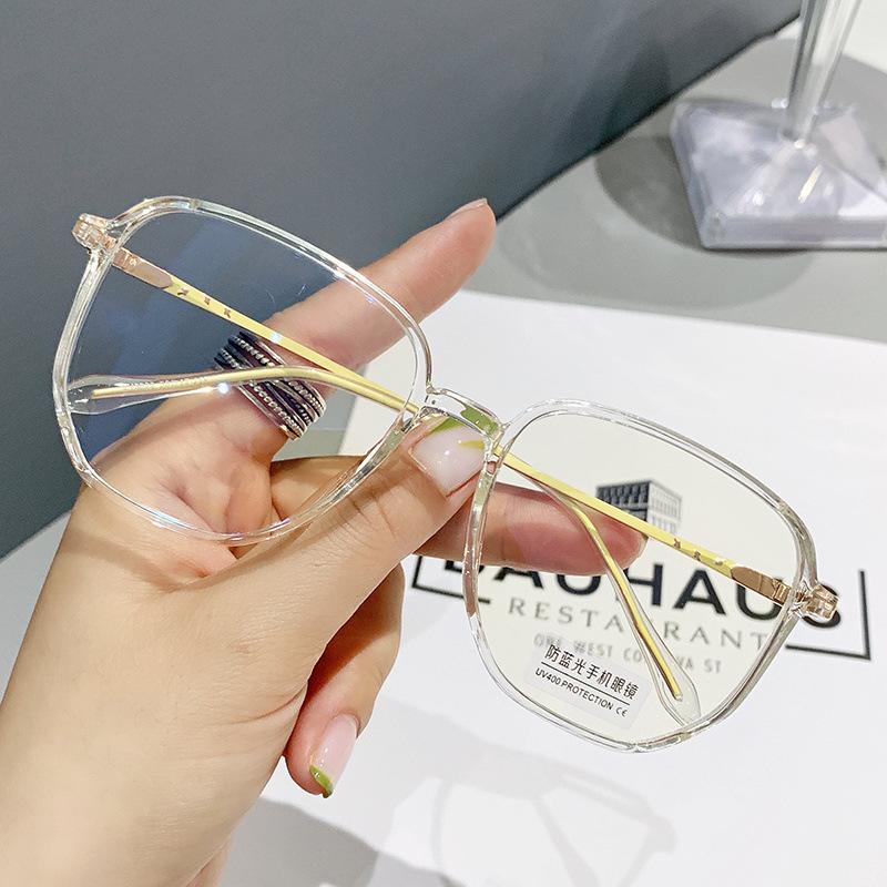 

Персонализированная нерегулярная оправа для очков с защитой от синего света, компьютерные очки с плоским светом, которые можно сочетать с оправой очков для близорукости Tr90