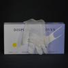 50 Disposable Milky White PVC Gloves for Tattooing, Beauty, Nail Art, and Eyelash Extensions
