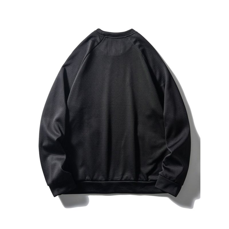 Men's Air Layer Sweatshirt for Export, 2024 New Spring and Autumn Style, Round Neck Outdoor Sports Trendy Brand Jacket