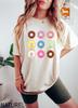Kawaii Donut Shirt, Cute Donut Tee, Aesthetic Food Shirt, Pastel Donut Shirt, Donut Lover Tee, Birthday Shirt, Foodie Gift, Donut Party Tee