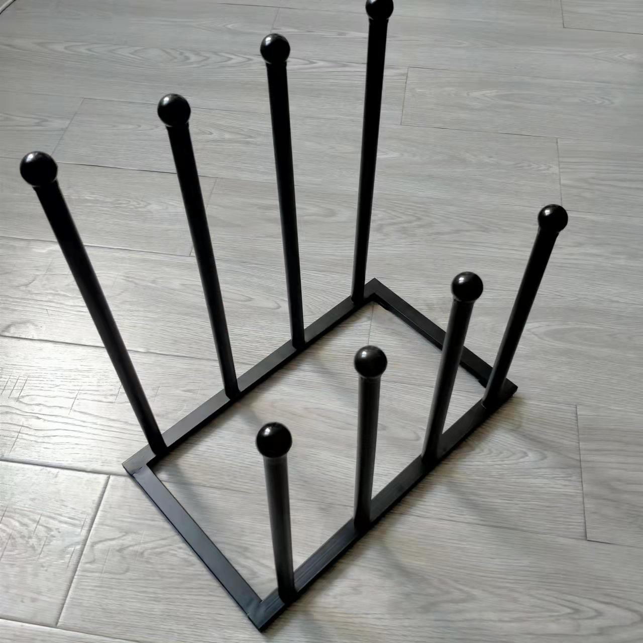 Полка для обуви из черного металла в европейском стиле - органайзер для обуви с увеличенной поддержкой small 2980₽