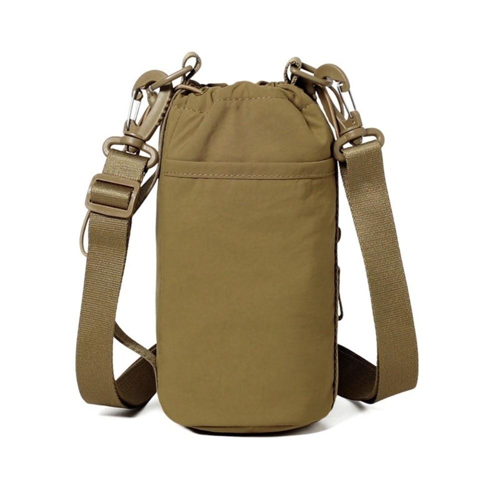 Nylon Water Bottle Storage Bag Multifunctional Women's Fitness Bag Crossbody Phone Pouch Unisex