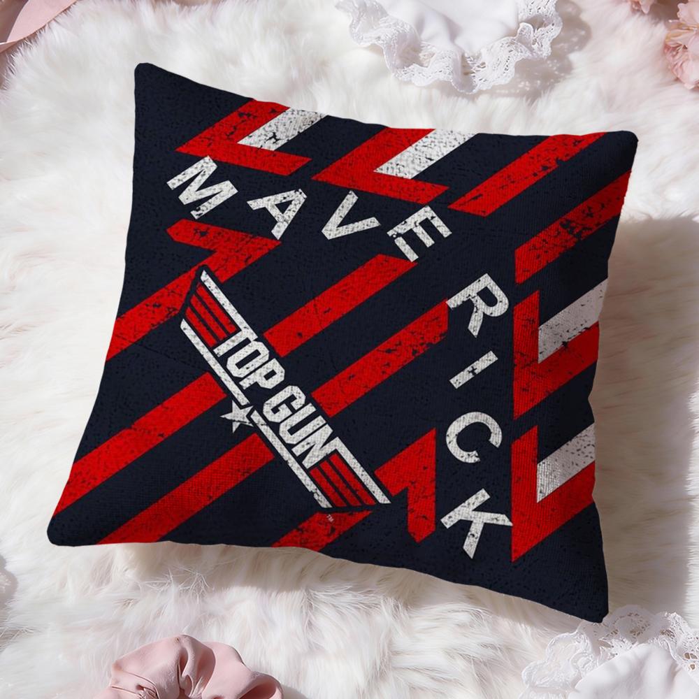 Classic Film T-Top GunS Cushion Cover Premium Comfort Reversible Pillow Cove -Two in One Design for Any Room & Car Interior