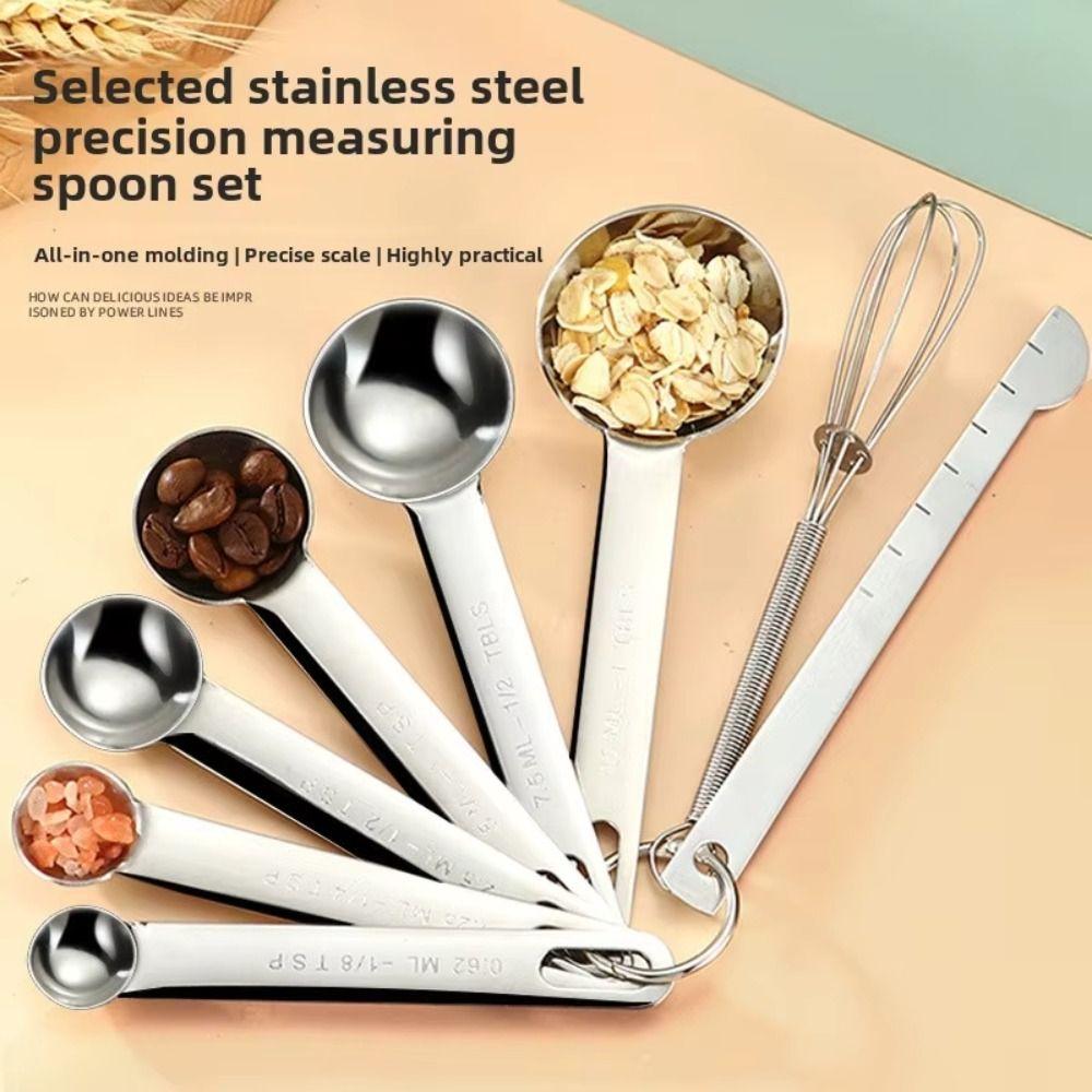 Food Grade Measuring Spoon Set with Scale Baking Measuring Tool  Baking Tools
