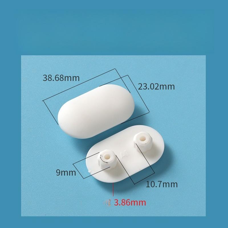 White Old Toilet Seat Cover Toilet Board Buffer Shock-Absorbing Soft Rubber Gaskets Accessories Anti-Slip Silent Foot