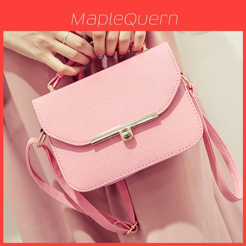 Elegant Pure Color Fashion Women Shoulder Bag Ideal For Shopping Casual And Travel