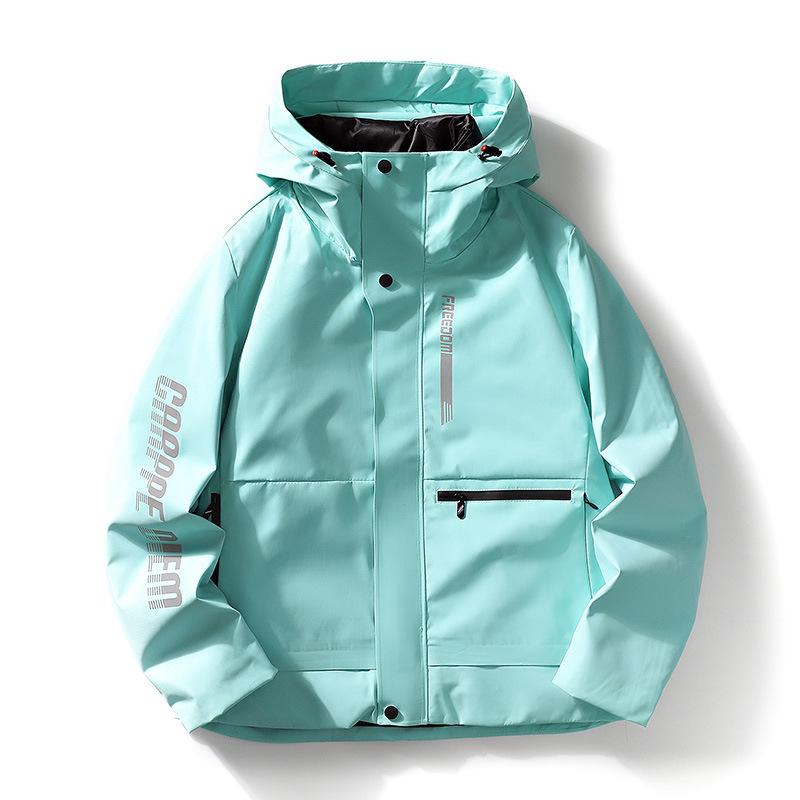 Unisex Mountain Three-in-One Waterproof Windproof Hooded Jacket - Perfect for Couples and Groups