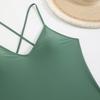 Solid Color One Piece Swimsuit Women With Push-Up Padding Backless Fit Swimwear Beach Vacation Pool