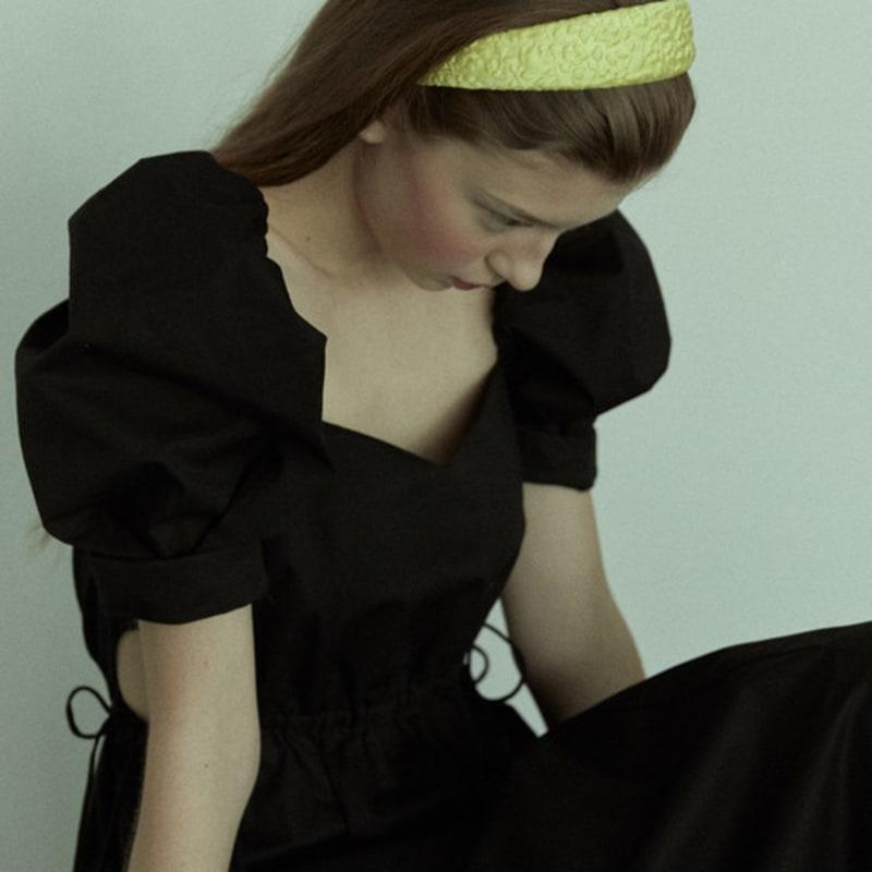 Elizabeth Moments Acid Green Jacquard Headband