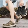 Summer Men Sandals Genuine Leather Mens Casual Shoes Outdoor Men Leather Sandals for Men Beach Shoes Roman Mens Shoes