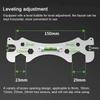 Multifunction Stainless Steel Plumbing Wrench Tool Bathroom Water Pipes Shower Faucet Drain Hose Installation and Removal Wrench with Level Bubble