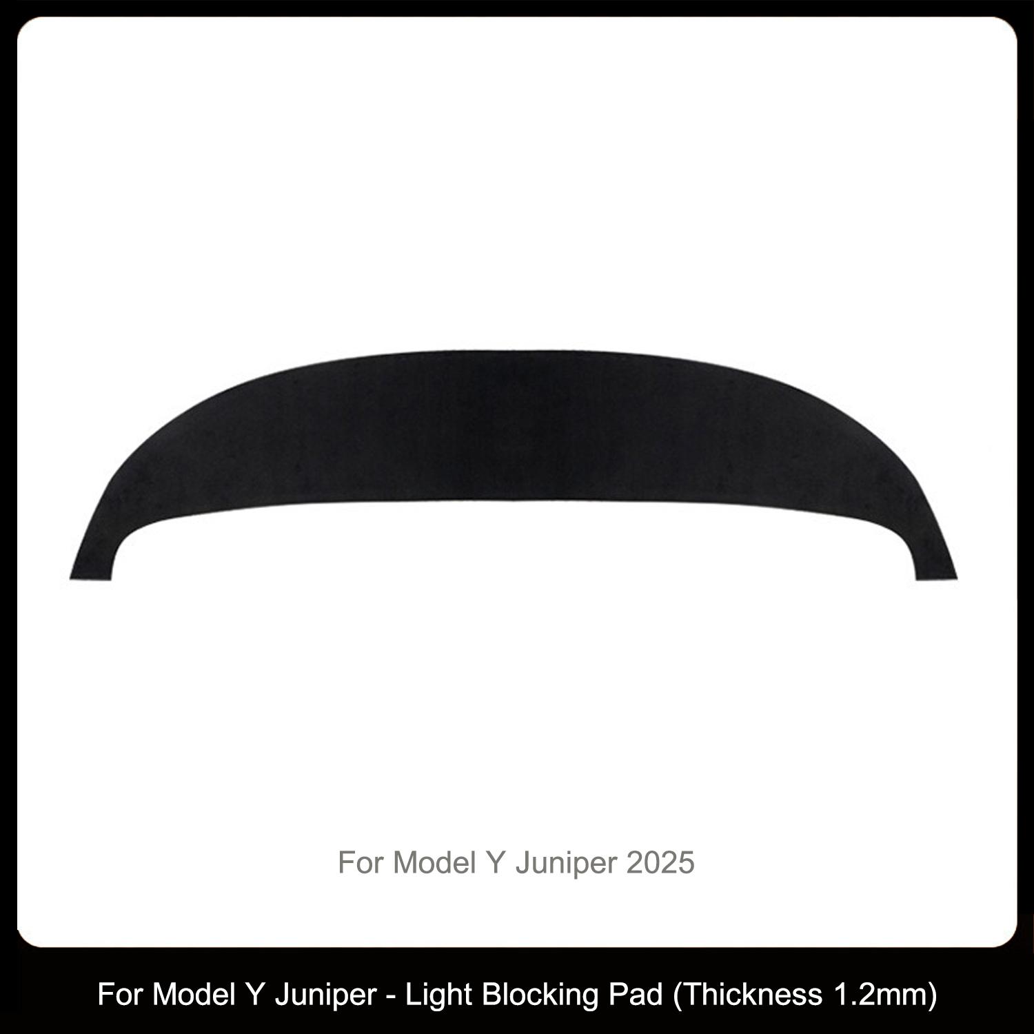 

For Tesla Model Y Juniper Instrument Panel Shading Pad for Model Y/3 2017-2025 Center Instrument Anti Reflective Pad Suede Mat Y Juniper 1.2mm