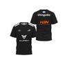 Neue Padel Sport Fitness T-Shirt Kollektion, Argentinische Herren und Damen Sommer Schnell Rundhals Kurzarm Print 3DT