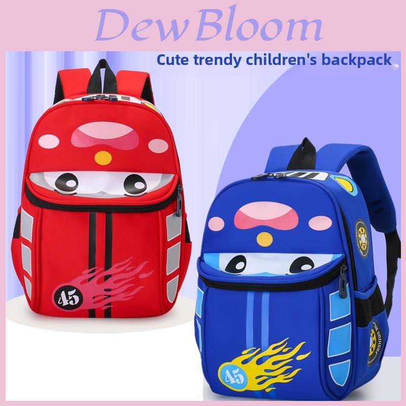 Childrens Cartoon Vehicle School Bag With Lightweight Design For Early Education