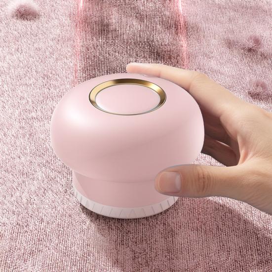 Electric Fabric Shaver USB Rechargeable 6-Leaf Blades Sweater Defuzzer Cordless Clothes Lint Remover Portable Fuzz Pills Trimmer