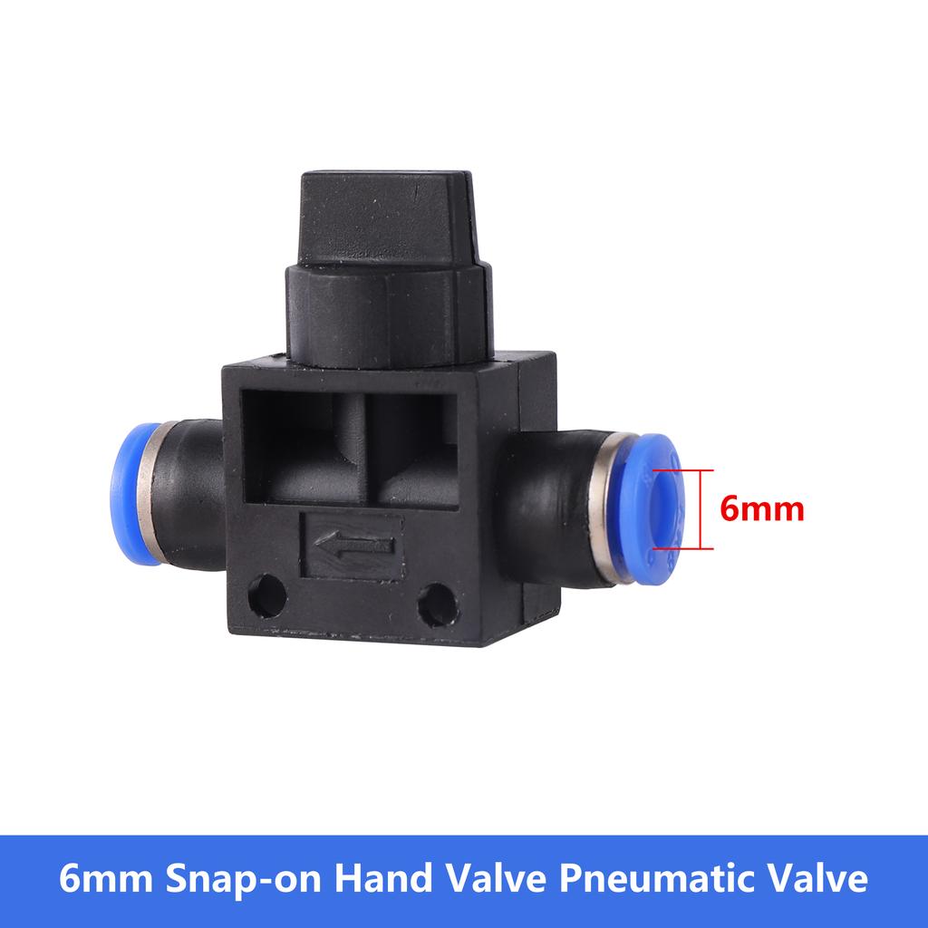 2pcs 6mm 8mm Tube Outer Diameter Pneumatic Flow Control Valve Fitting Manual Valve Garden Irrigation Hose Adapter Push Fitting