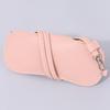 Solid Color Sunglasses Pouch PU Leather Hanging Sunglasses  Eyewear Accessories